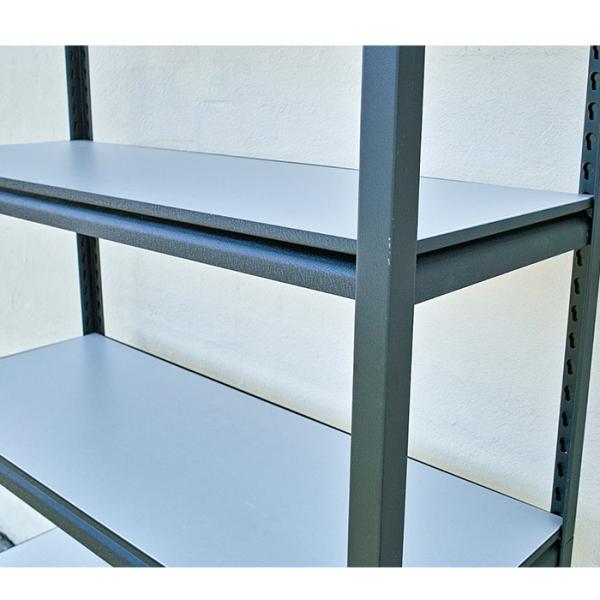 Living Room Customized Color 5 Level Boltless Corner Metal Storage Rack for Warehouse