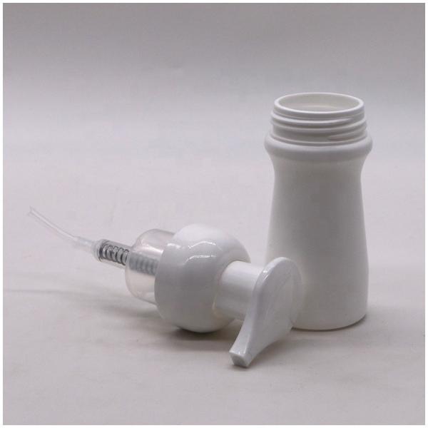 Fota de loção de HDPE para limpador facial PET Fota de bomba de espuma de mousse 70mL OEM personalizado