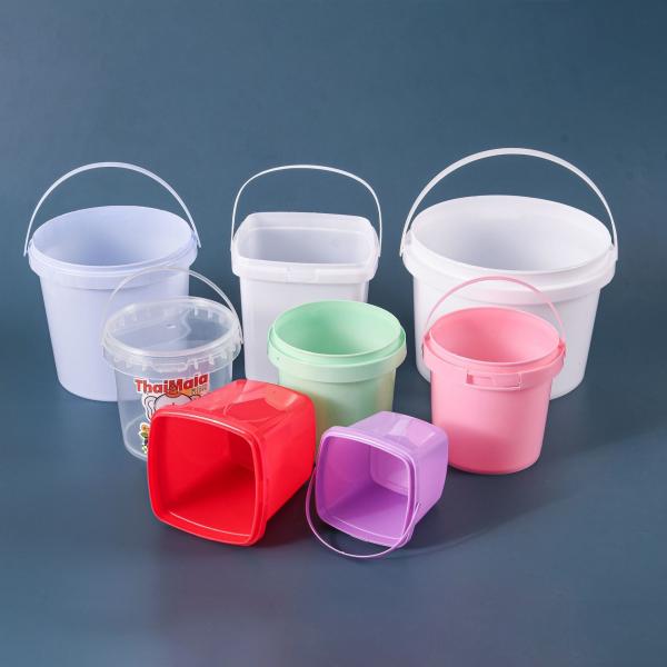 300ml 500ml 750ml 1L Plastic Bucket for Epoxy Chemical and Thickness 1.0 to 2.5 MM