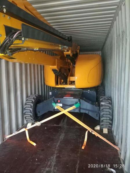 14m 16m 18m Articulating Electric Boom Lifts with Overall Dimensions 8.27*2.38*2.3m