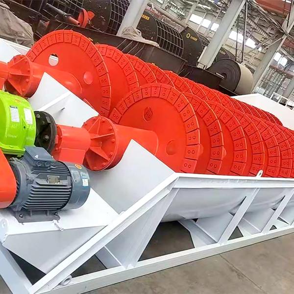 custom Efficiency Silica Sand Washer Spiral Sand Washing Plant River Sand Screw Wash Machine auger screw Conveyor Customize
