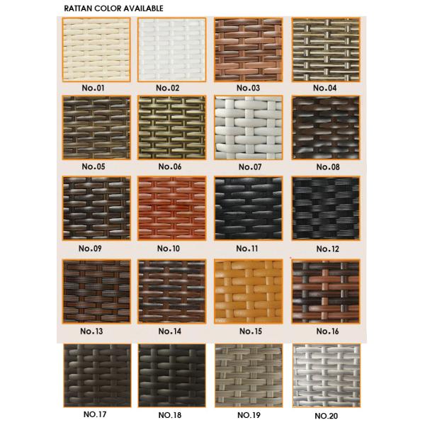 Foldable PE Rattan Sun Bed Wicker Furniture Day Bed Chaise for Beachside Relaxation