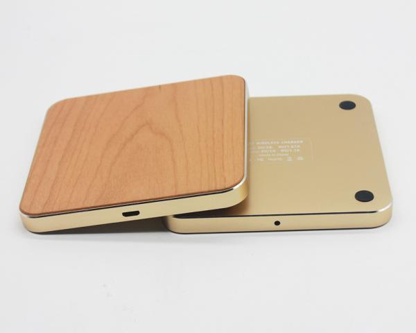 Universal 10W Qi Wooden Wireless Charging Charger Mobile Phone Devices Use