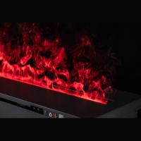 Maison moderne cheminée réglable multicolore de brume de vapeur d'eau du noir LED de 1080 pouces
