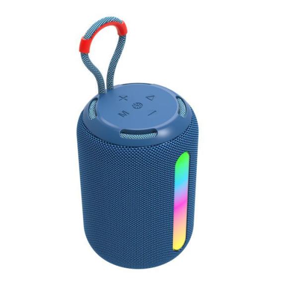 Colorful Wireless Speaker Multi Connection Bluetooth Speaker With RGB Light / Detachable Strap