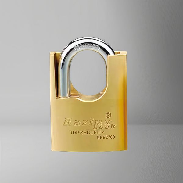 Rarlux Chrome Plated Solid Padlock Shackle Protected Anti-cut Brass Padlock