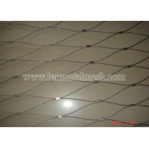 150x150 Stainless Steel Security Bag Animal Enclosure Wire Mesh SS Ferrule Rope Cable Mesh