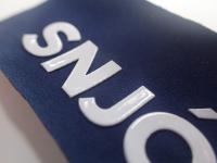 Labels faits sur commande d'habillement de transfert de chaleur de silicium de logo pour des bagages