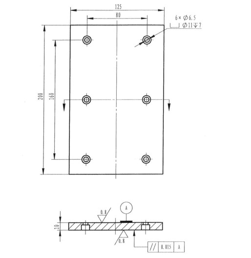Tungsten Steel Sheet 3D Glass Hot Bending Tungsten Carbide Mold Sheet