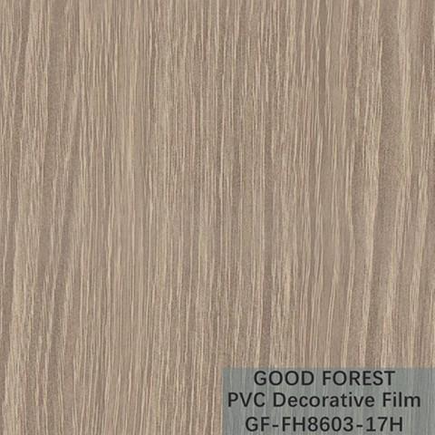 Traffic PVC Decorative Film 0.25 - 0.60mm Thickness Wooden Grain
