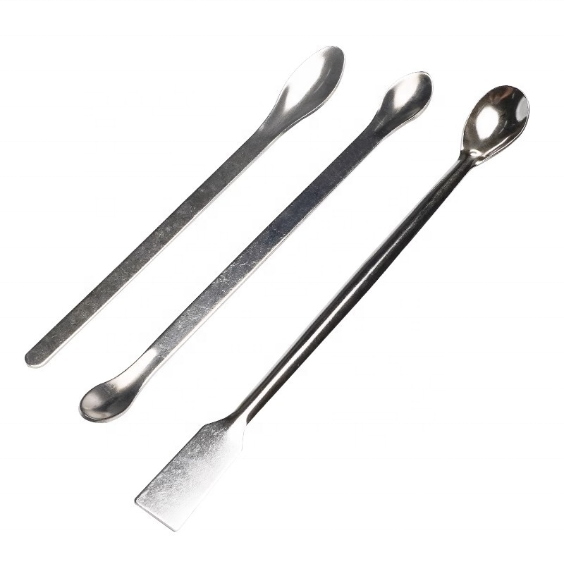 20/30cm Lab Use Stainless Steel Medicinal Spoon Spatula Sampling Spoon Scoop Mixing Spatula for Lab Consumables