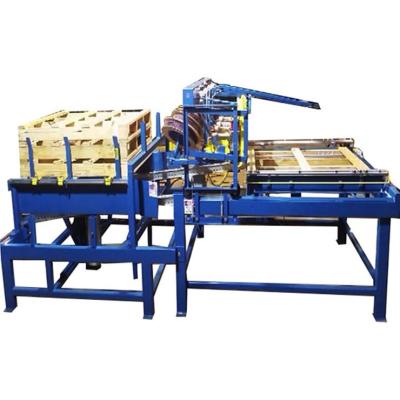 Pálete semi automática pneumática que prega a máquina com Palletizer