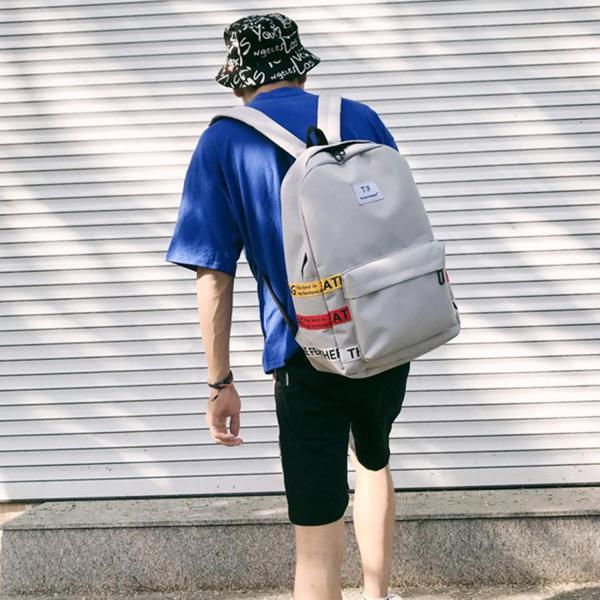 Schoolbag female Korean version of high school students backpacks large capacity backpacks male street photo trend