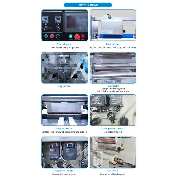 Plastic Pouch Wrapping Machine for Year-End Promotions of Bakery Cookies and Biscuits