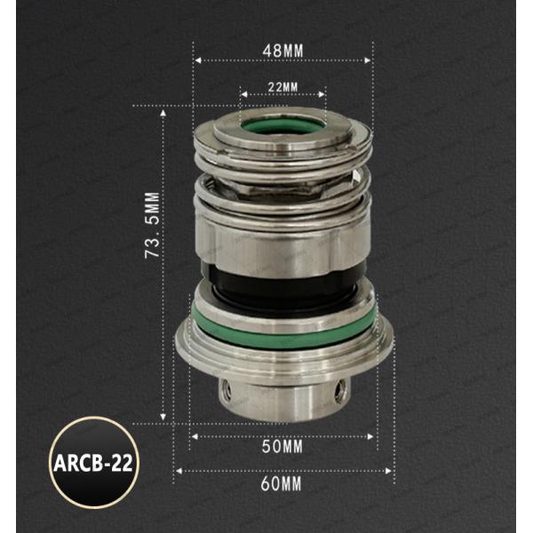 BERGMAN Заменить Grundfos Panda GLF-ARCB-12 16 22 мм Насос механическая уплотнение CAR SIC TC VITON EPDM