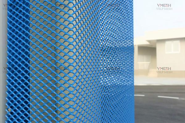 PVDF Black Aluminum Expanded Metal Ceiling Panels