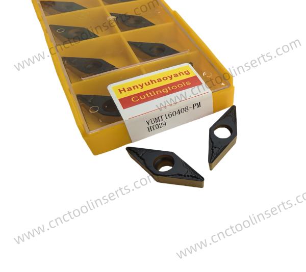 VBMT160408-PM HY029 Plaquettes en carbure pour tournage et fraisage de production à grande vitesse