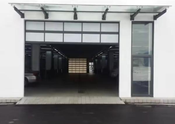 Porta seccional de alumínio de vidro duplo moderno com excelente isolamento