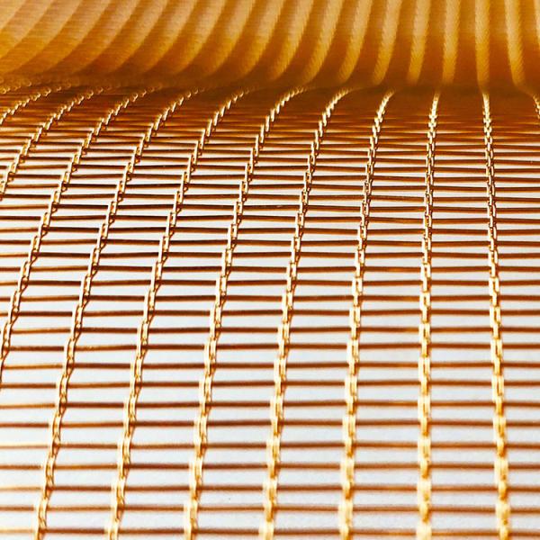 Security Weatherproof Laminated Glass Metal Fabric 0.15mm-0.3mm Thickness