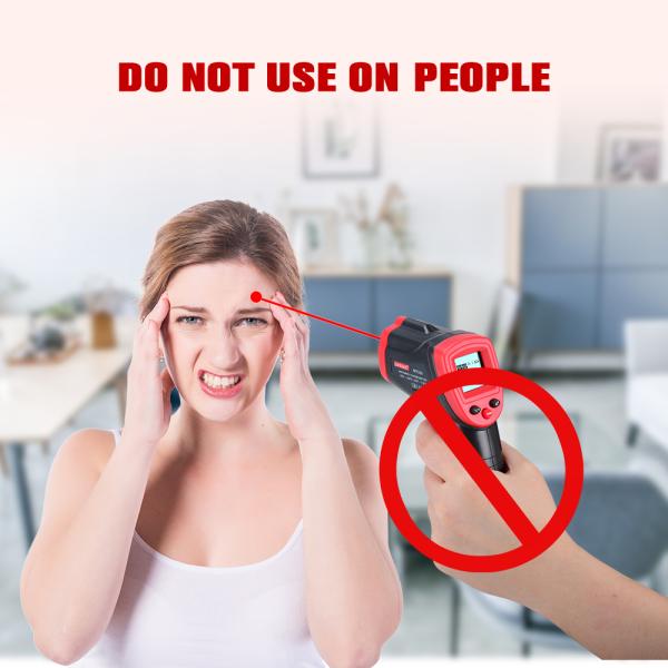 WT320 Kitchen Oil Temperature Gun Thermometer Industrial Temperature Gun Infrared Thermometer Gun