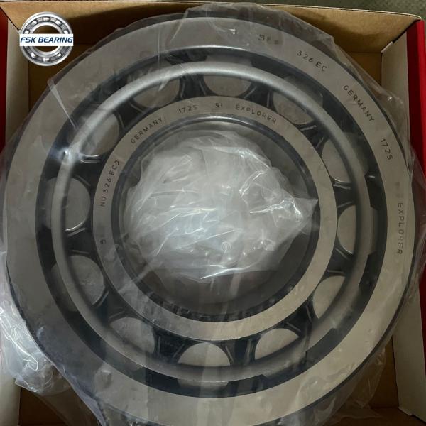 Однорядный NU326 ECJ цилиндрический роликовый подшипник 130*280*58 мм железная клетка