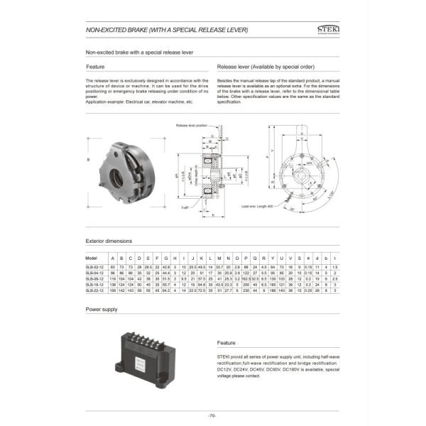 STEKI 2019 SWB Non-Excited Brake The Ultimate Choice for Motors Elevators and Washers