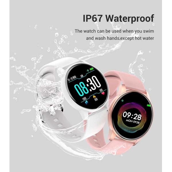 IOS 9.0 Health Tracking Smartwatch 1.3 Inch IPS Rohs Heart Rate Health Bracelet