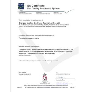 Chengdu Mechan Electronic Technology Co., Ltd Certifications