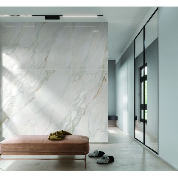 Super White Texture Non Slip Indoor Tiles Soft Light Fish Maw Gold Room Floor Tiles
