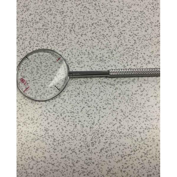 FDA Aluminum Case -1.00 Optional Ophthalmic Glass Lens