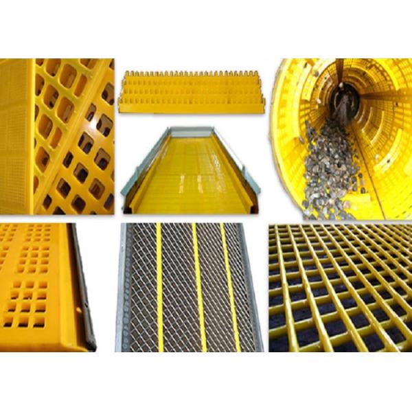 Abrasion Resistance 25mm Polyurethane Vibrating Screen Mesh