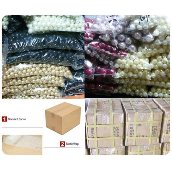 Multi Size White Beads Handmade Factory Price Imitation Loose Pearl in Bulk