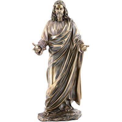 padrão de bronze meditando religioso de 175cm Jesus Statue ISO9001
