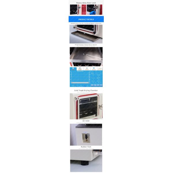 -88C Pilot Freeze Dryer 3Kg Top Press Programmable Lab Scale Lyophilizer
