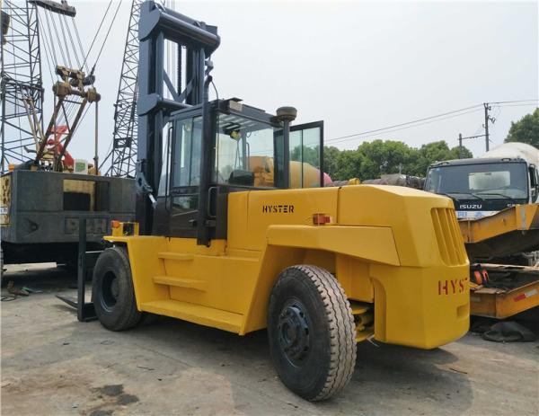 16 T Used Diesel Hyster Used Diesel Forklift Truck 2275 Mm Drive Tread Width