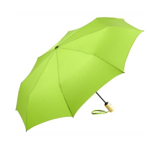 Steel Fiberglass Ribs Customized Automatic RPET Umbrella with Personalized Print Logo