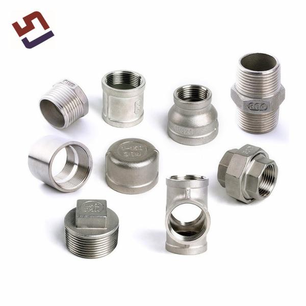 Custom Stainless Steel Thread Casting Pipe Fitting Connector 90 Degree Street Exhaust Elbow