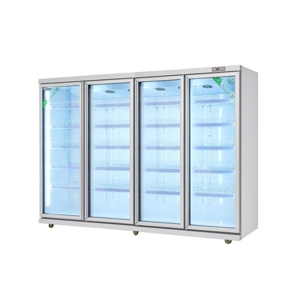 Охладитель напитка стеклянной двери коммерчески/замораживатель дисплея супермаркета