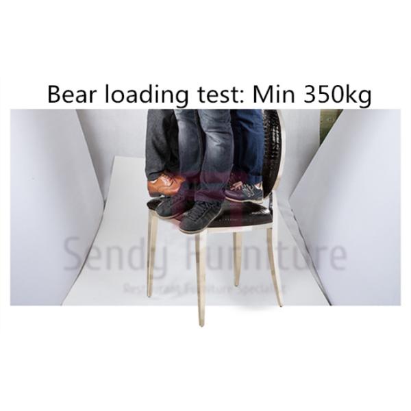 El restaurante del oro/de la plata/del acero inoxidable de Chrome preside la parte posterior redonda del cuero/del terciopelo