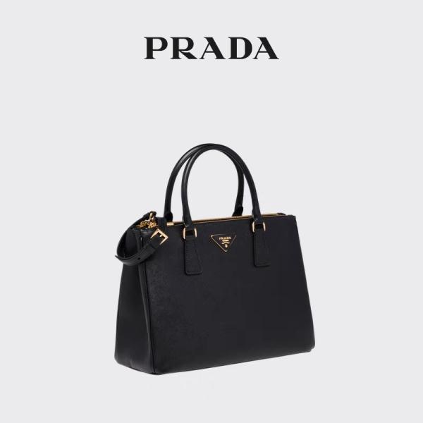 Заклеймленная сумка дам Prada Saffiano средняя большая кожа Galleria
