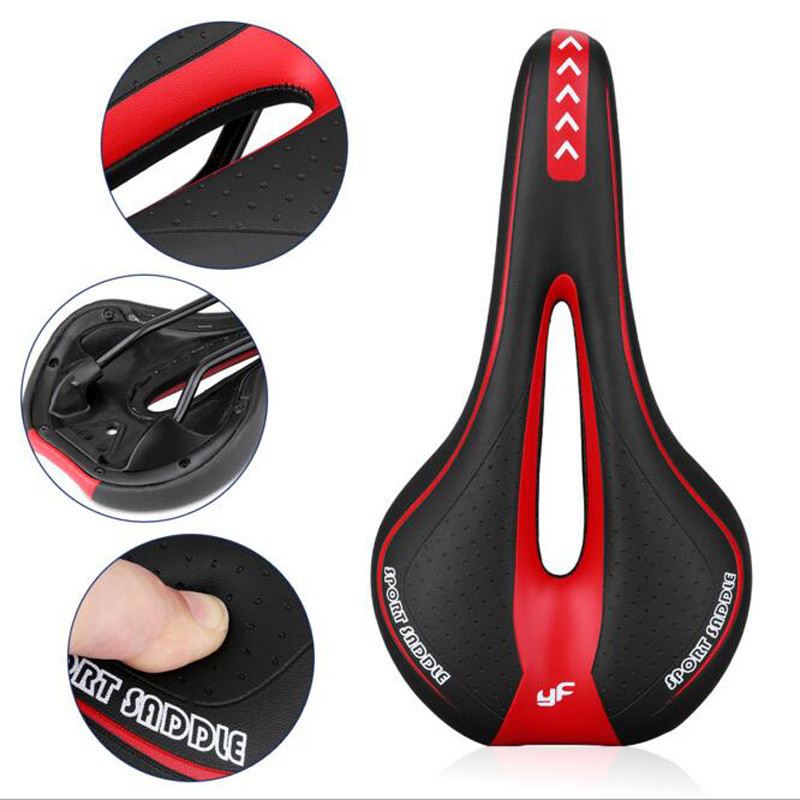 US 2.2/Piece GDS112 Comfortable EVA Road Bicycle Saddle Waterproof Mountain Bike Seat