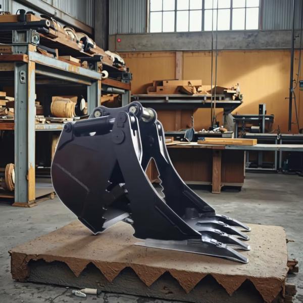 4 en 1 bouteille d'accouplement de la pelle hydraulique 0,04 m3 ~ 0,75 m3 Capacité