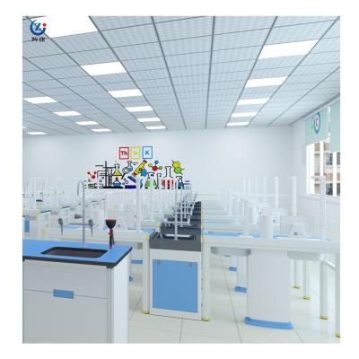 Explosionproof Biology Lab Table , Blue Anti Corrosion Student Lab Furniture