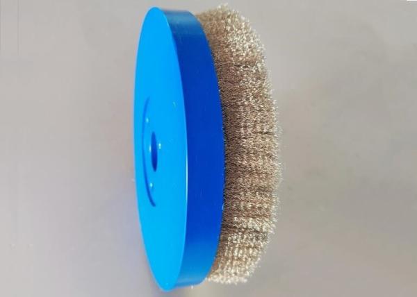 DOT Style 200mm Steel Wire Disc Brush Deburring Tools for Surface Preparation