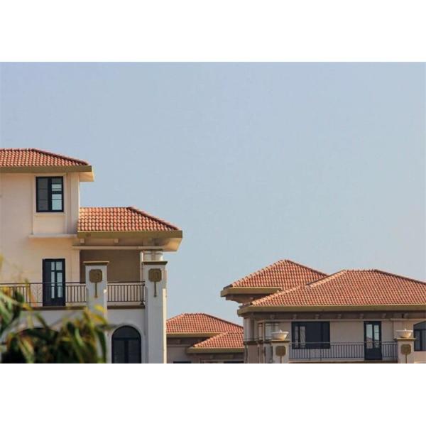 Водонепроницаемая натуральная глиняная матовая керамическая крыша Испании Красные глиняные плитки