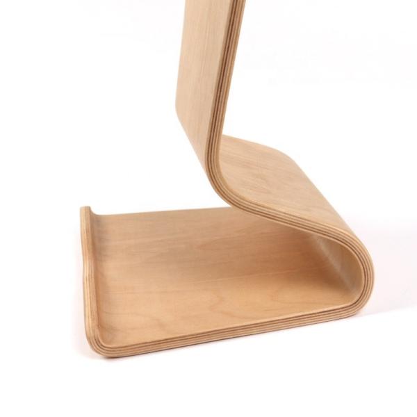 Wood Tablet Stand, Wooden iPad Holder, Desktop Stand Holder Dock for Kinder, E-reader, other Tablets Black Walnut Finish
