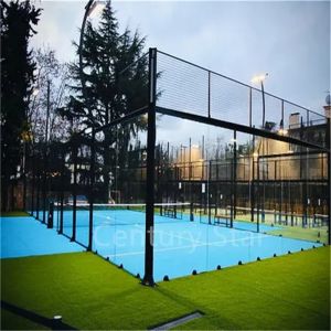 66FT x 33Ft Padel Court Manufacturer Provides Classic Padel Court Tennis Paddle Court with Grass