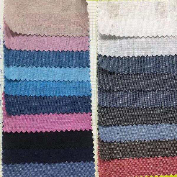 Sustainable 128gsm Cotton Rayon Fabric Oxford Woven Cloth For Clothing