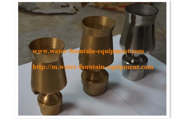 Metal Adjustable Ice Tower Fountain Nozzle Heads Serac Nozzle DN15 - Dn80