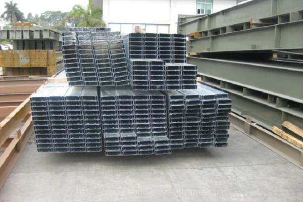 Light Steel Building Material Construction Steel Structure Workshop With Overhead Crane